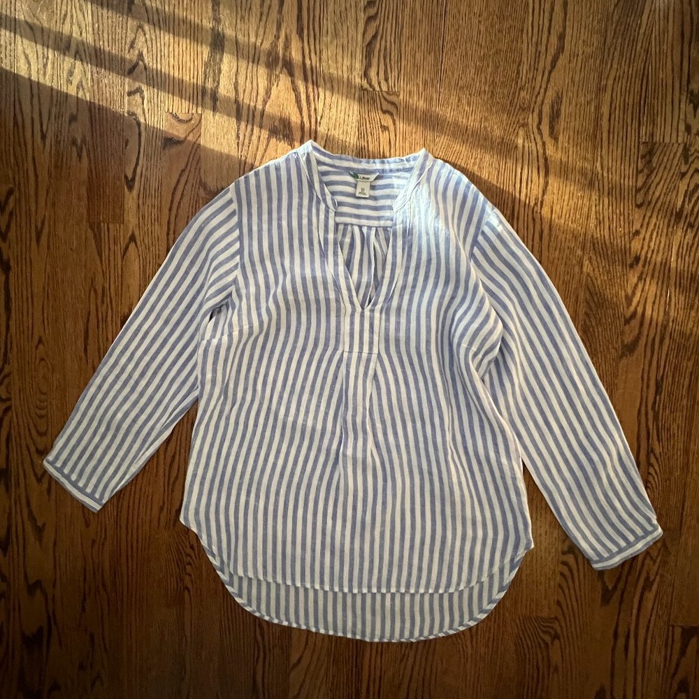 Women's L.L. Bean linen tunic size XS